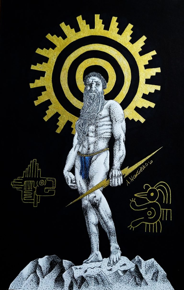 Quetzalcoatl - god of creation, knowledge and the morning star sublime irish art